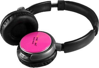 kopfhörer technaxx musicman basshead wireless stereo kopfhörer pink