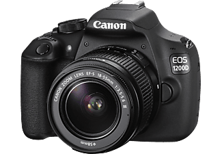 canon eos 1200d+18-55mm iiidc objektiv schwarz spiegelreflexkameras