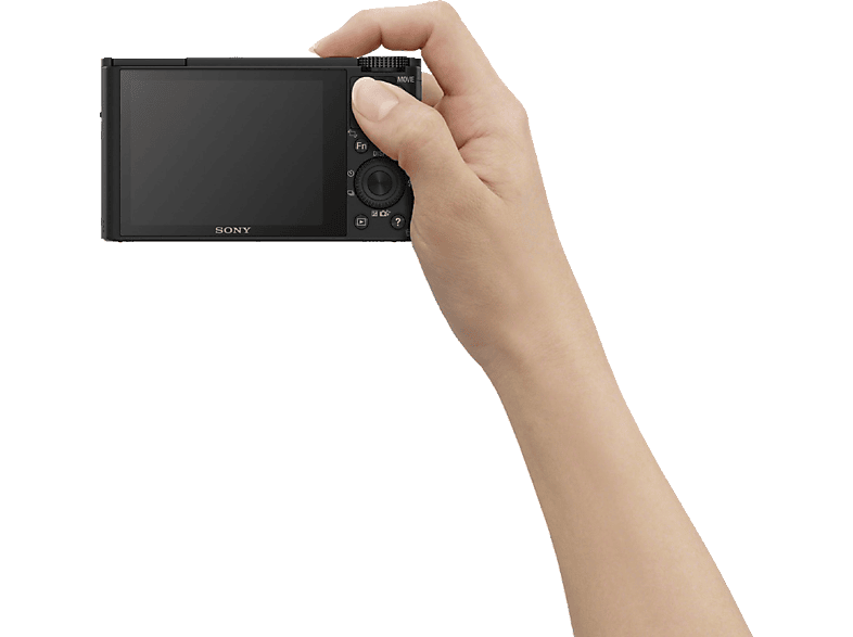 SONY Cyber-shot DSC-RX100 I Zeiss Digitalkamera, 20.2 Megapixel, 3.6x opt. Zoom, Schwarz
