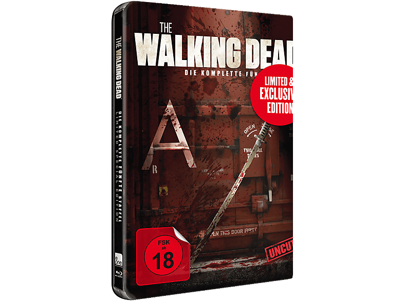The-Walking-Dead---Staffel-5---Limited-Weapon-Steelbook-%28Exklusive-Uncut-Edition%29-%5BBlu-ray%5D