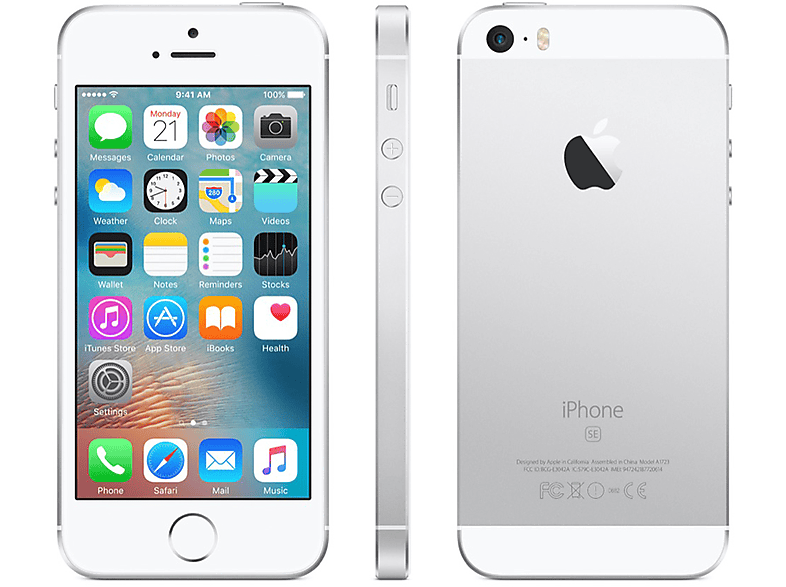 APPLE iPhone SE 16GB ezüst kártyafüggetlen okostelefon (mllp2cm/a)
